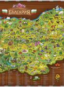 Карта на България с 500 илюстрации