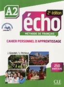 Écho A2: учебна тетрадка по френски език +CD (второ издание)