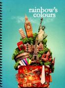 Тетрадка  А4  200 л./ 4 теми, колекция Rainbow`s Colours, мека корица