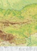 Стенна природогеографска карта на България